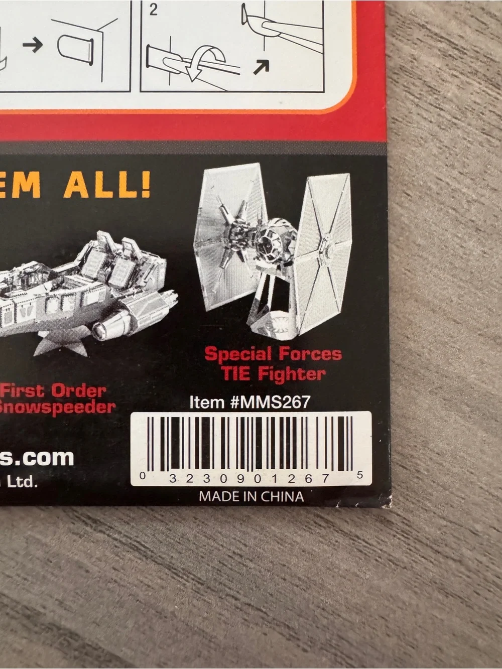 Star Wars Special Forces TIE Fighter 3D Metal Model Kit - Metal Earth